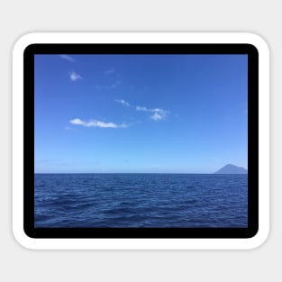 blue sky calm ocean amazing nature Sticker